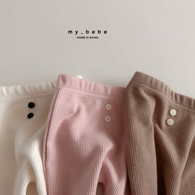 my_bebe26｜(-6m-12m-) 素面內刷毛褲襪10