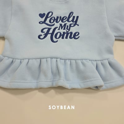 Soybean52｜(75cm-118cm) 荷葉裙擺直筒褲套裝2