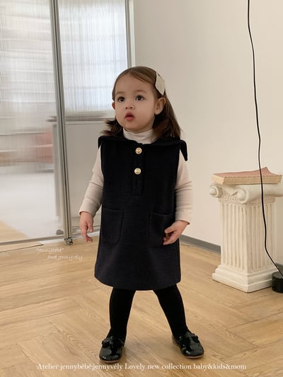 JE 649｜(80-110cm)  洋氣小香風背心裙22