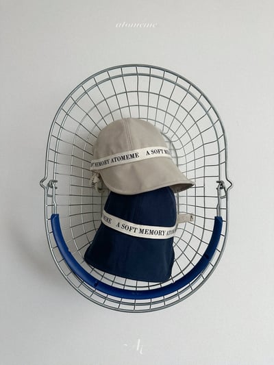 Atomeme15｜(70-110) logo緞帶遮陽帽1