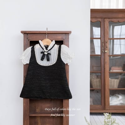 M-KIDS55｜(65-115cm) 法式徽章緞帶別針4