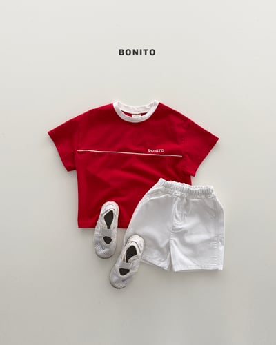 Bonito12｜(75cm-125cm) 2色字母分線上衣9