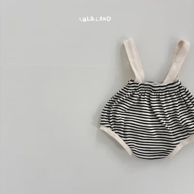 lala land03｜(3m-18m) 2色可拆式吊帶條紋燈籠褲16