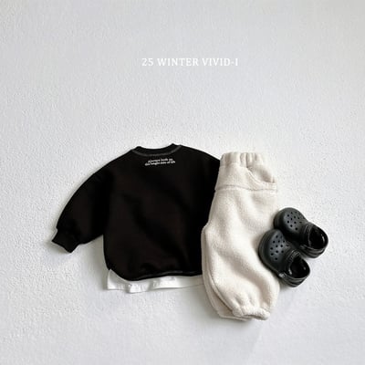 vivid53｜(78cm-125cm) 簡約刺繡英字休閒上衣6