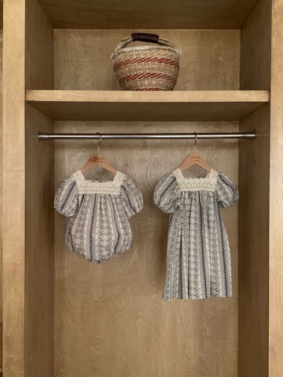 JE55｜(66-130cm) 波西米亞風蕾絲領包屁衣/洋裝19