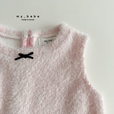 my_bebe16｜(-12m-7y) 羽毛毛絨口袋洋裝10