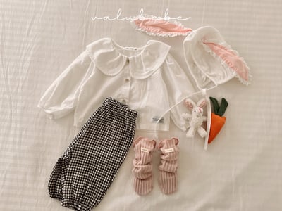 Valubebe21｜(65-90) 捲邊素面/碎花無根襪15