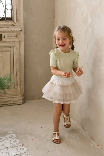 FLO16｜(75-140) 荷葉肩邊上衣17