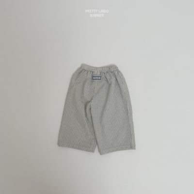 Lindo23｜(80-125) 線條直筒寬褲5