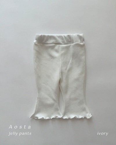 AOSTA03｜(6m-5y) 4色木耳邊果凍褲13