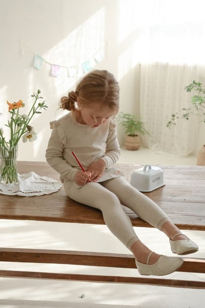 FLO28｜(75-140) 4色蕾絲內搭緊身褲11