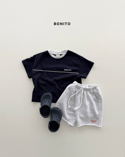 Bonito12｜(75cm-125cm) 2色字母分線上衣8