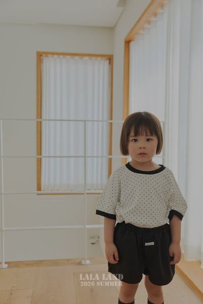 lala land73｜(75-120cm) 2色波點愛心上衣2