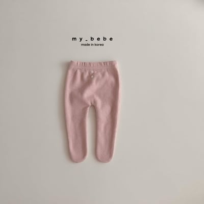 my_bebe26｜(-6m-12m-) 素面內刷毛褲襪6
