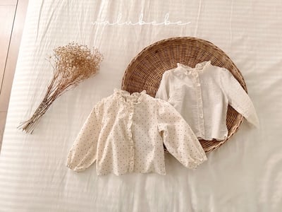 Valubebe68｜(65-90) 荷葉花邊襯衫1