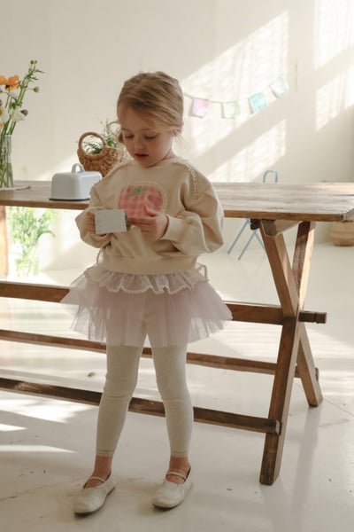 FLO09｜(free) 2色浪漫抽繩薄紗裙1