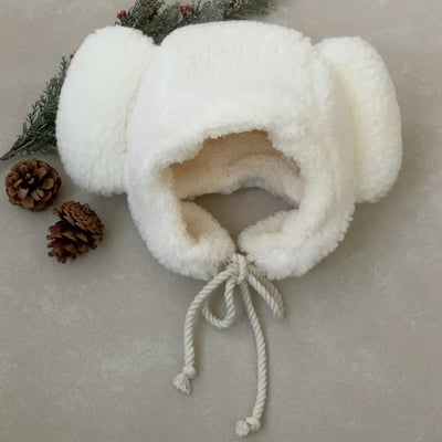 Oottbebe55｜(6m-10y  10y-MOM)  大耳熊熊親子帽7