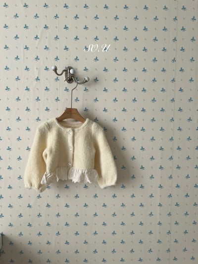 S0.U11｜(12m-M)  針織折邊鈕釦外套11