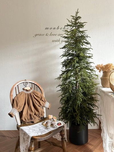 MONBEBE04｜(3m-24m) 冬季滾邊縮口包屁衣6