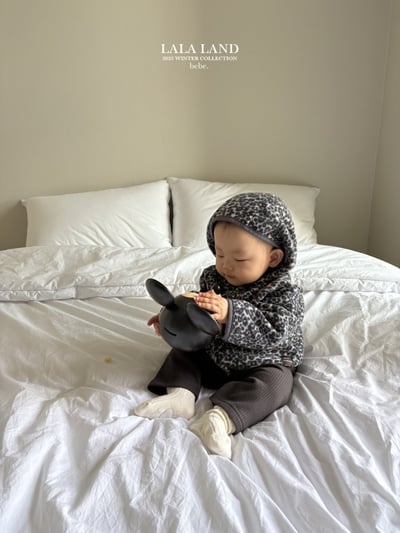 lala land40｜(60cm-83cm) 3色簡約口袋小黑標磨毛直筒褲5