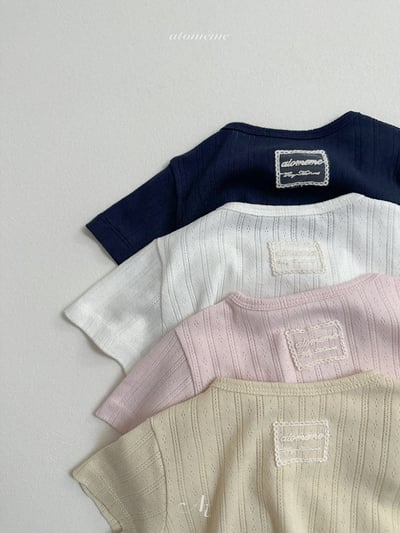 Atomeme13｜(70-110) 蕾絲標透氣上衣3