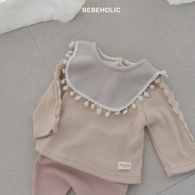 Bebe holic07｜(free) 絨球圍兜背心20