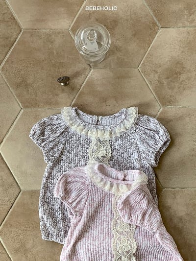 Bebe holic29｜(3m-18m) 松茸荷葉邊套裝3