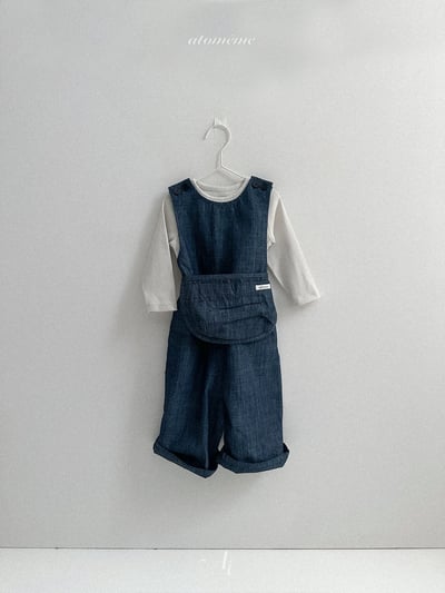 Atomeme10｜(70-110) 無袖牛仔連身褲22