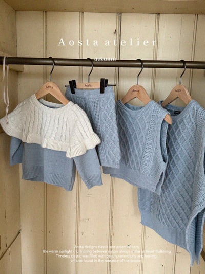 AOSTA｜荷葉邊針織上衣 現貨9