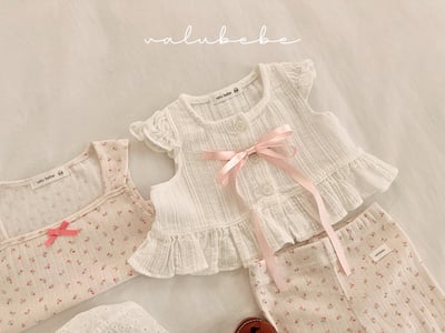 Valubebe 33｜(65-90cm) 泡泡袖方領襯衫9