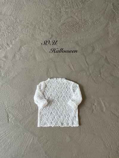 SO.U20｜(12m-M)  蕾絲木耳邊上衣5