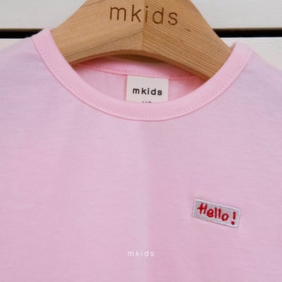 M-KIDS31｜(65-115cm) HELLO印花上衣13