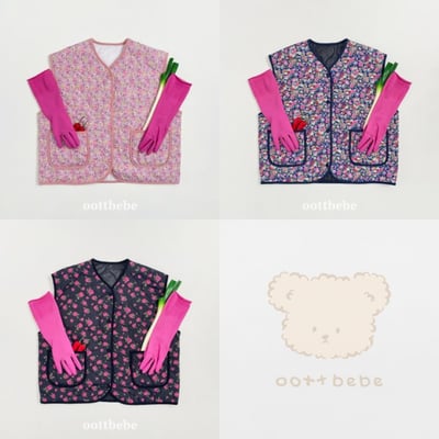 Oottbebe37｜(MoM) 	氣質小碎花背心3
