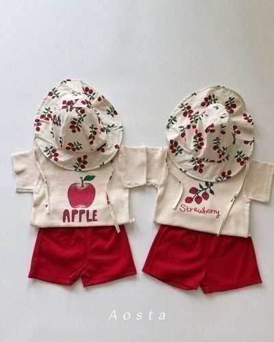 AOSTA41｜(6m-5y) 2款甜美水果插圖上衣5