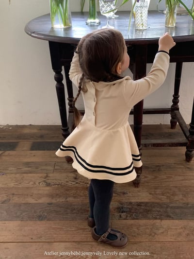 JE568｜(66-90cm) 水手領包屁衣15