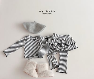 my_bebe12｜(-12m-7y) 蛋糕荷葉喇叭褲裙14
