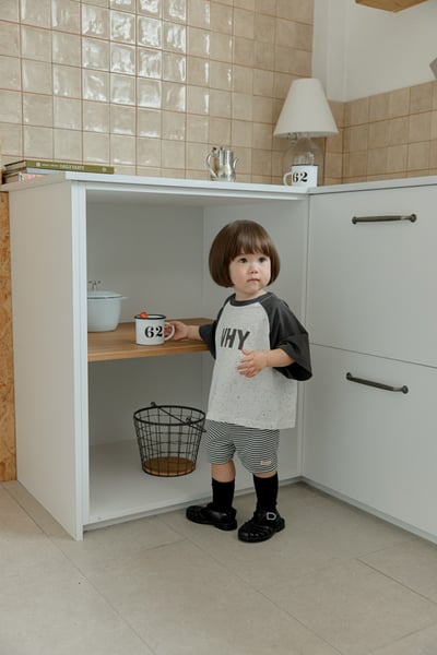 onu09｜(70cm-115cm) 英字印花七分袖上衣5