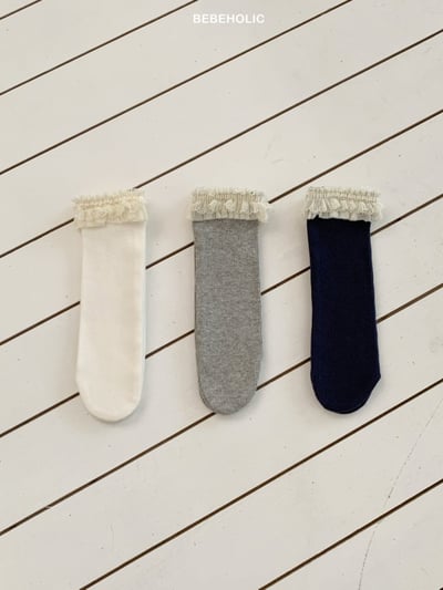 Bebe holic13｜(3m-18m) 蕾絲無根襪13