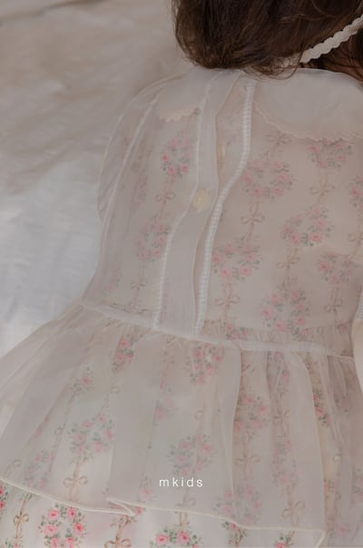 M-KIDS50｜(65-115cm) 蕾絲薄紗背心5