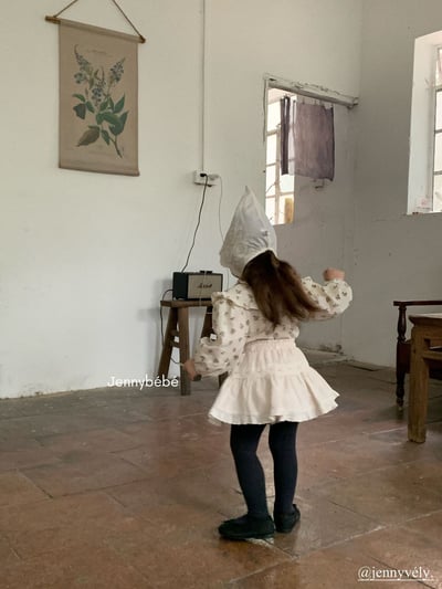 JE473｜(73-100cm) 玫瑰花蕾絲邊包屁裙6