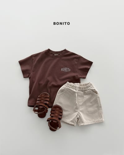 Bonito49｜(75cm-125cm) 5色特製純棉五分褲6