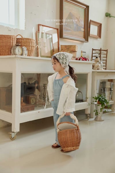 Melikey03｜(75-125cm) 愛心口袋吊帶長褲10