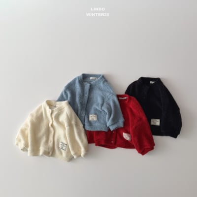 Lindo74｜(80cm-125cm) 柔軟素面開襟外套2