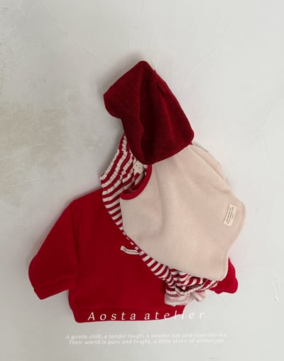 AOSTA64｜(6m-5y) 半開襟小標上衣7