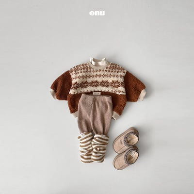 onu 44｜(70cm-115cm) 羅紋合身縮口褲8