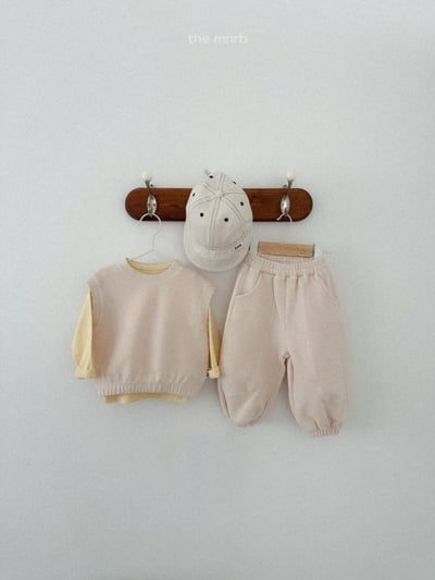 MiniRobe47｜(70-110) 壓紋設計縮口褲11