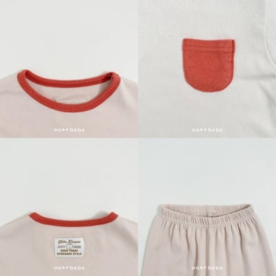 Oottbebe09｜(1y-7y) 軟綿口袋套裝8