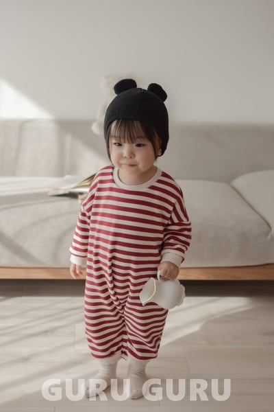 GURU GURU02｜(6m-24m) 2色條紋連身衣16