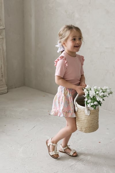 FLO16｜(75-140) 荷葉肩邊上衣14