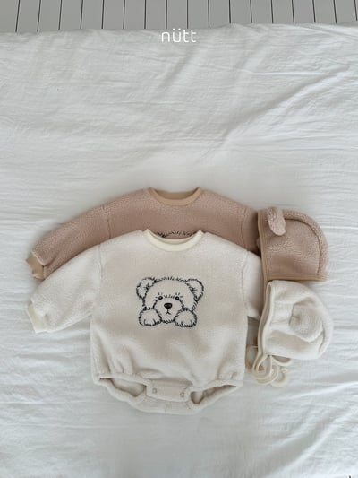 Nutt06｜(3m-16m) 小熊刷毛含小熊帽17